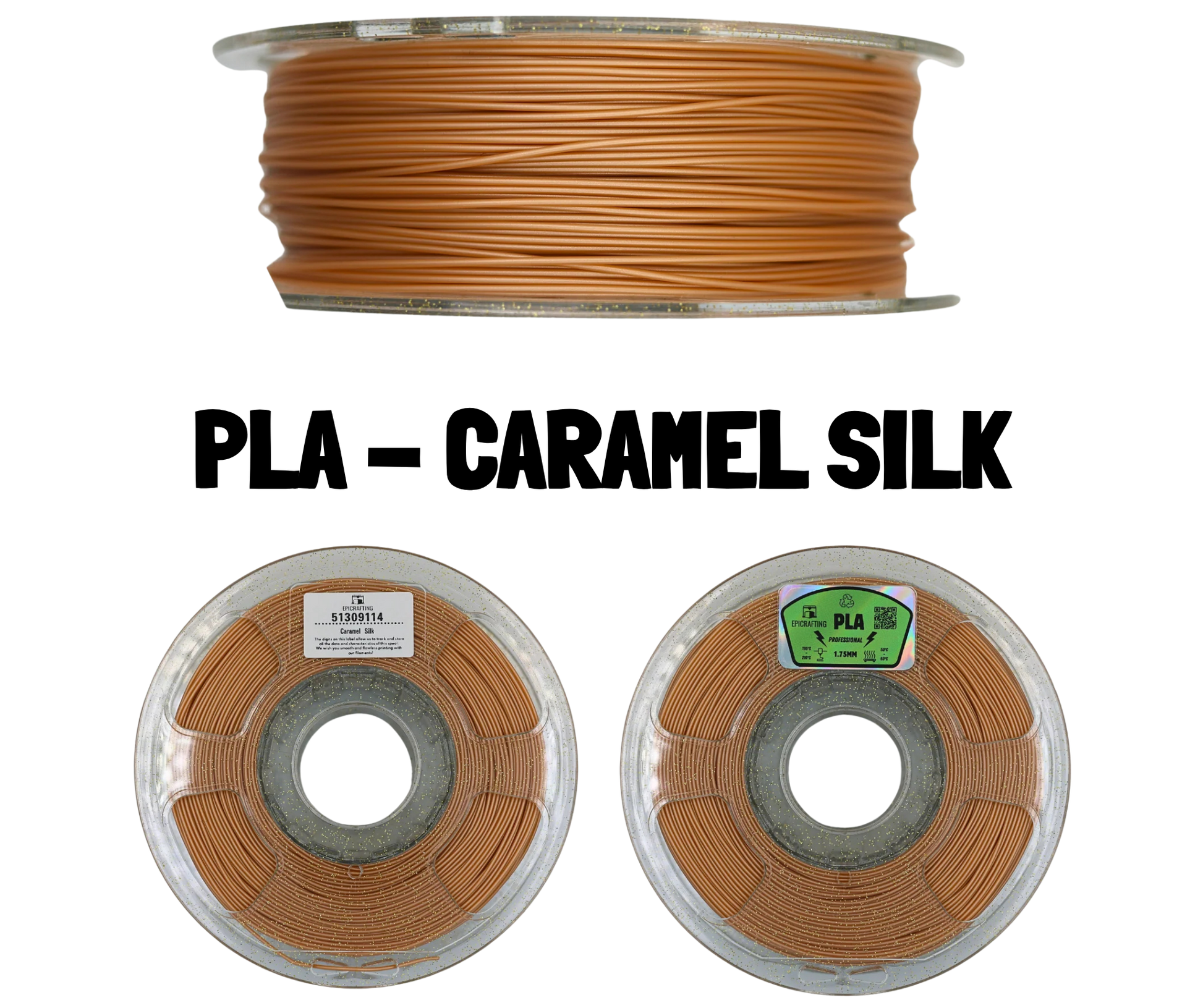 Filament 3D - PLA CARAMEL SILK
