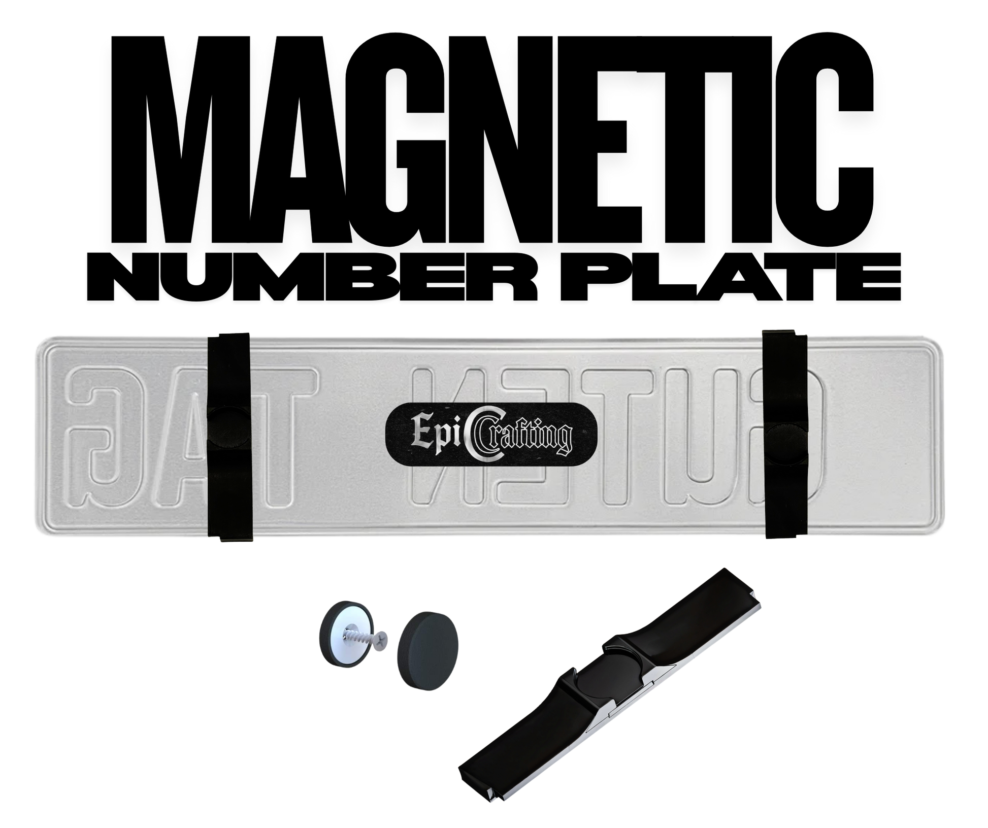 Suport Numar Auto Magnetic