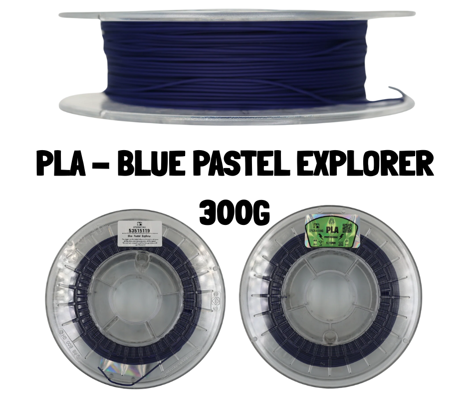 FILAMENT 3D - PLA BLUE PASTEL 300G / ALBASTRU PASTEL 300G