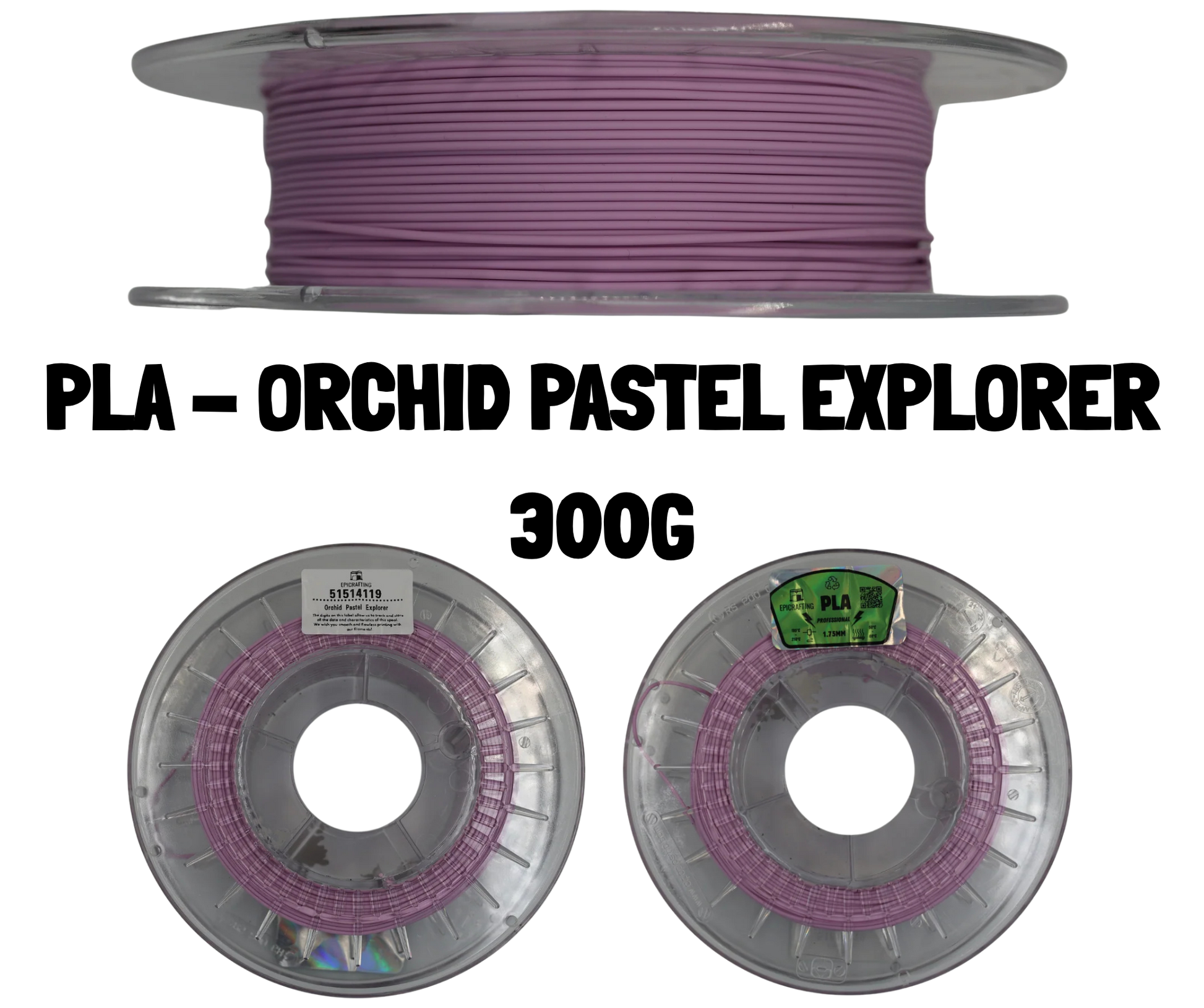 Filament 3D - PLA ORCHID PASTEL EXPLORER 300G / ORHIDEE 300G