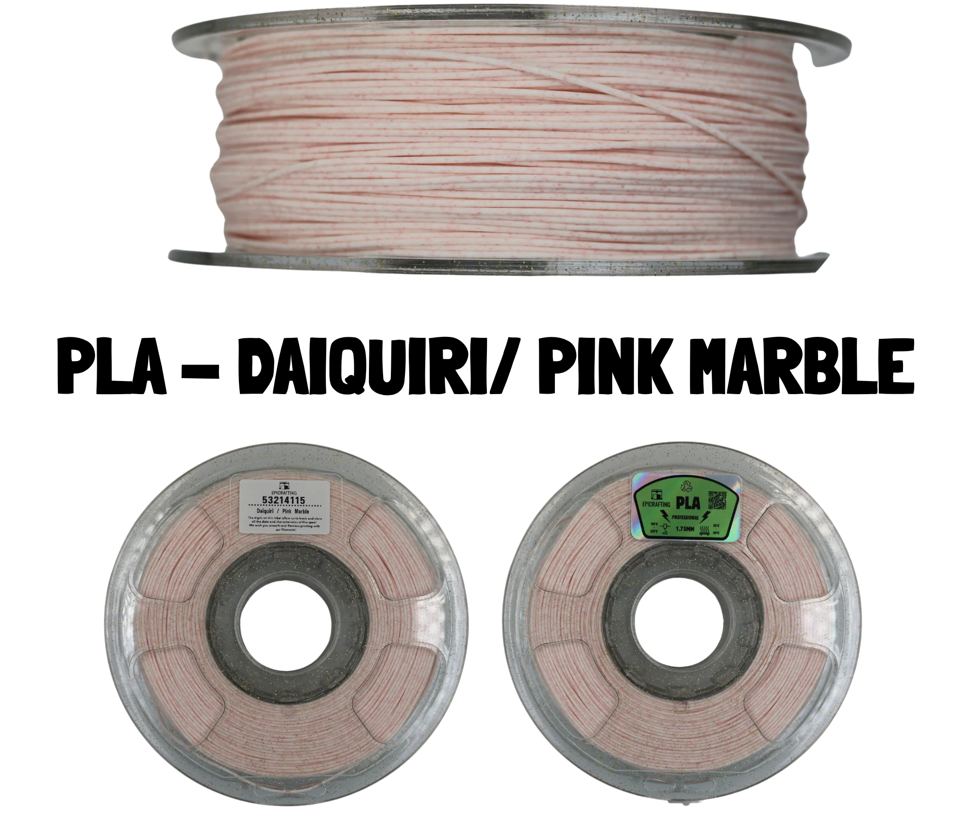 Filament 3D - DAIQUIRI / PINK MARBLE / MARMURA ROZ