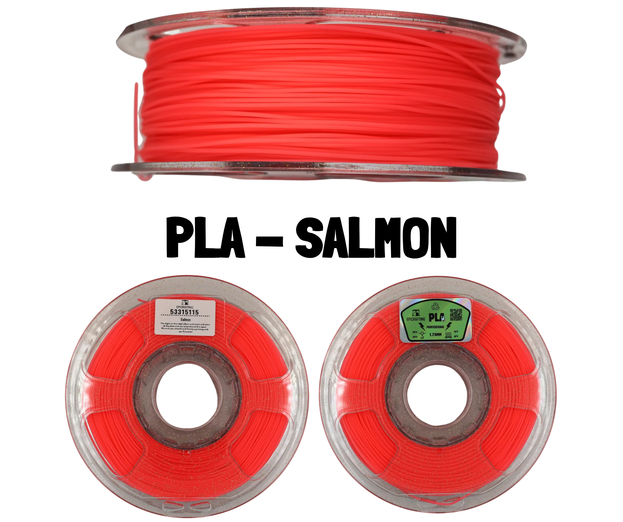 Filament 3D - PLA SALMON / SOMON ROSU