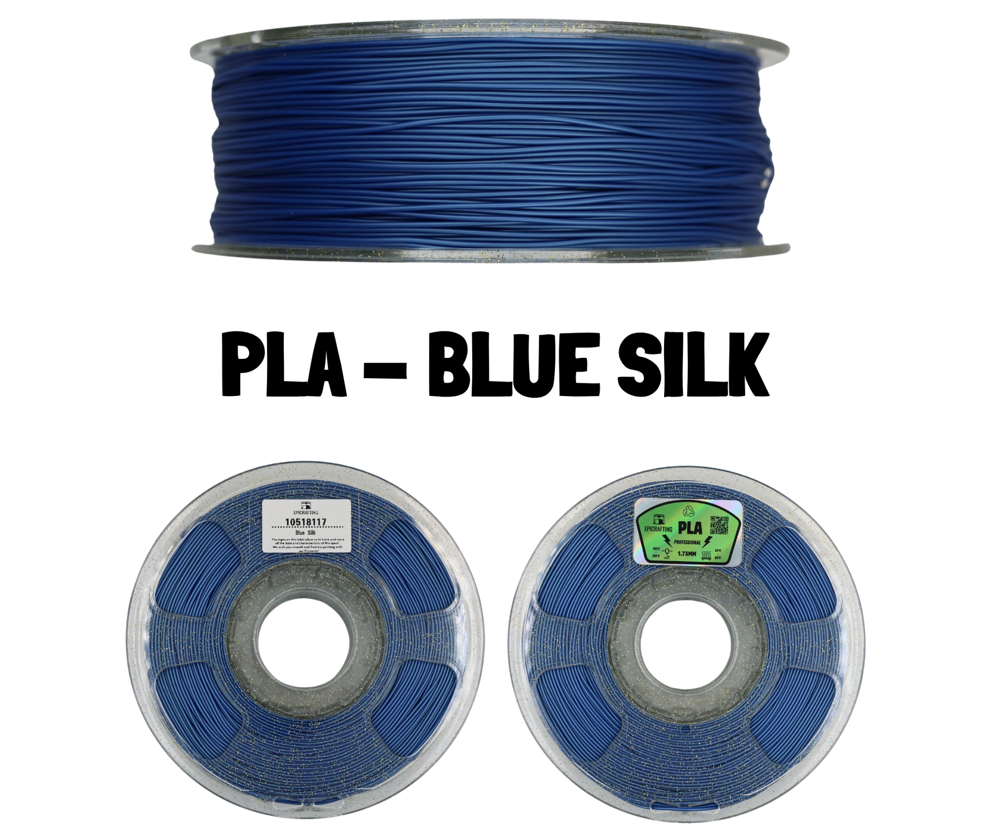 Filament 3D - PLA BLUE SILK / ALBASTRU SILK