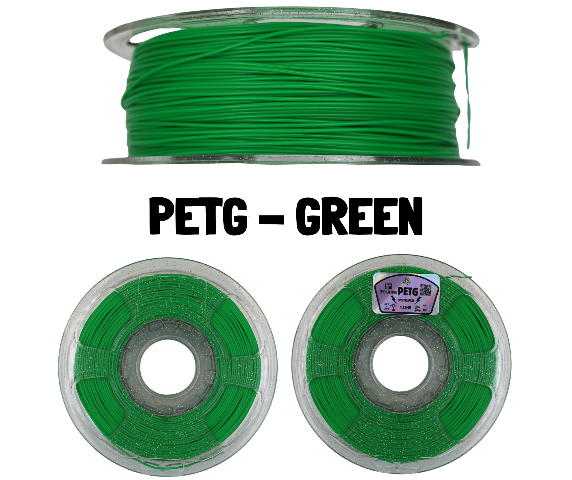 Filament 3D - PETG GREEN / VERDE