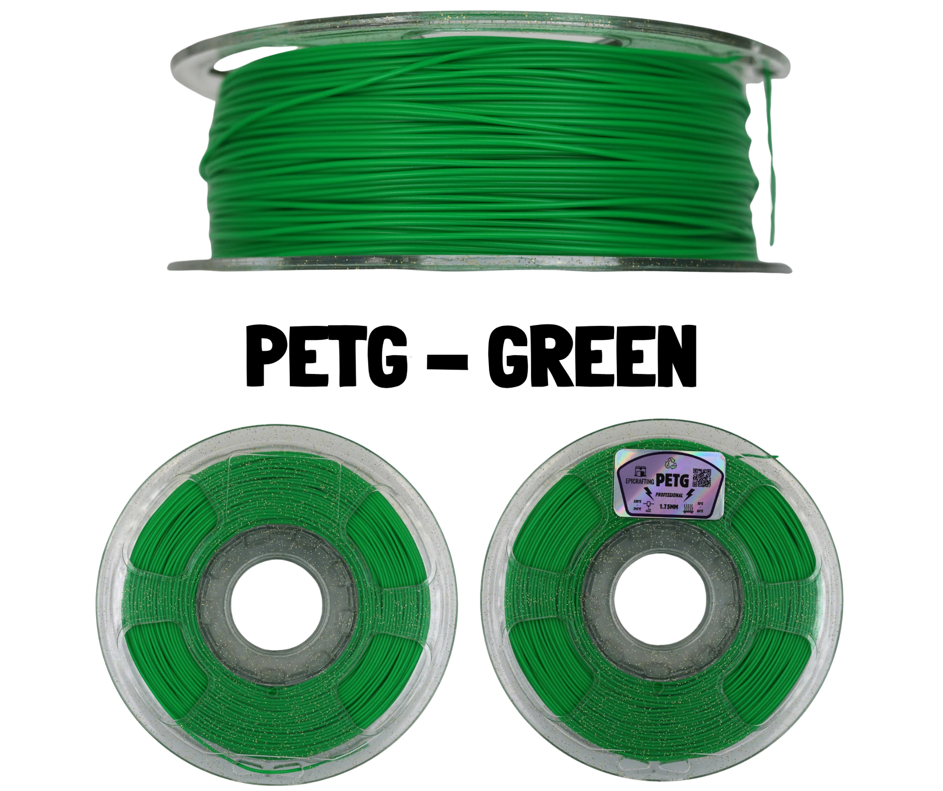 Filament 3D - PETG GREEN / VERDE
