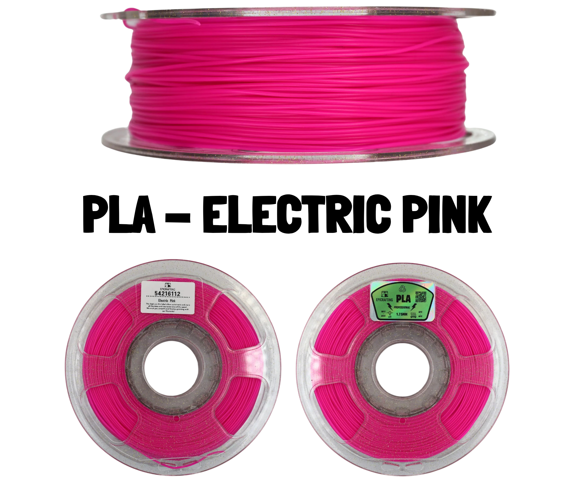 Filament 3D - PLA ELECTRIC PINK / ROZ ELECTRIC