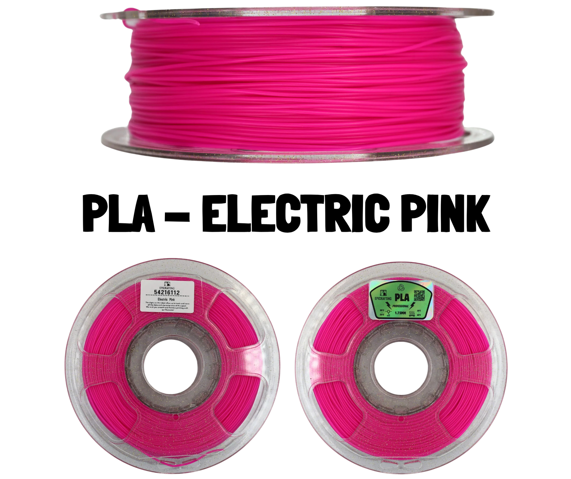 Filament 3D - PLA ELECTRIC PINK / ROZ ELECTRIC