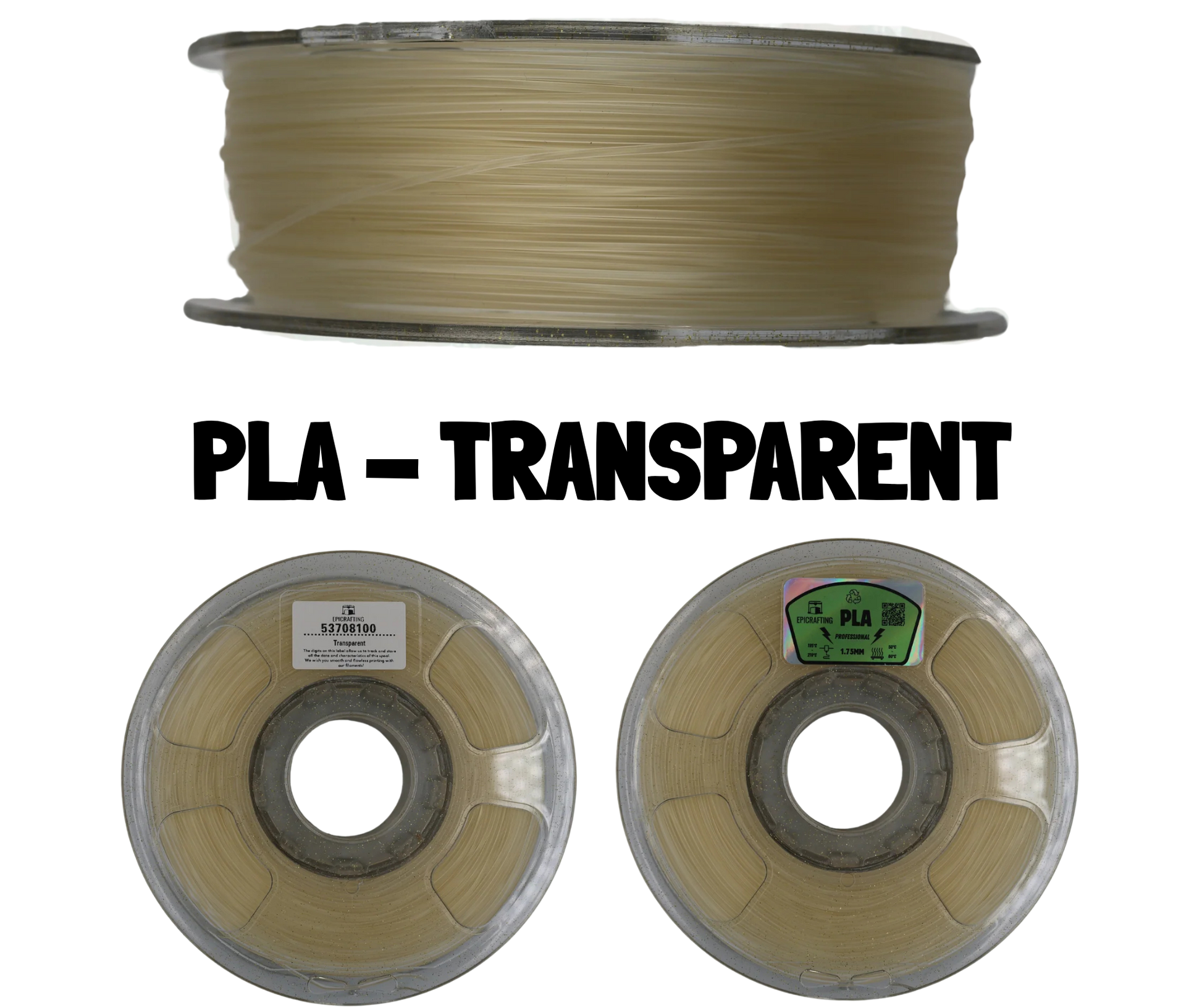 Filament 3D - PLA TRANSPARENT