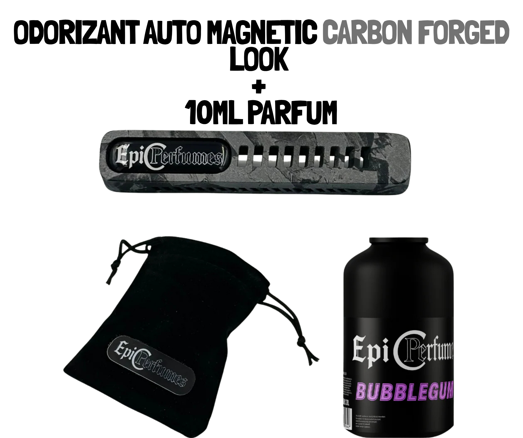 Odorizant auto magnetic CARBON FORGED LOOK + 10ML