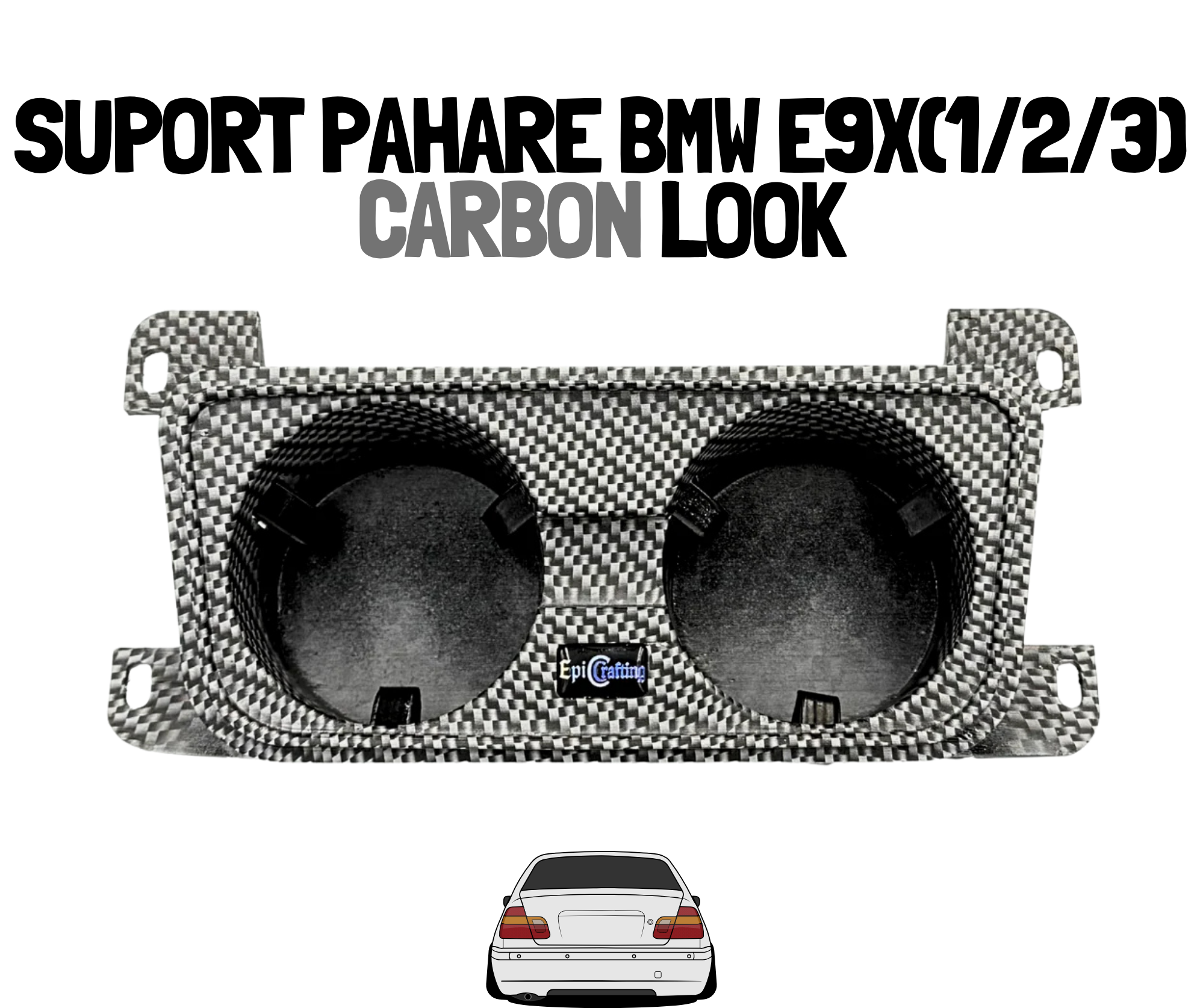 Suport Pahare BMW E9X(91,92,93) CARBON LOOK
