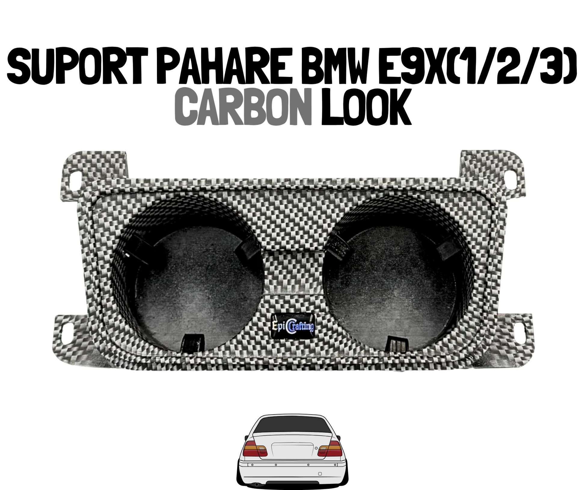 Suport Pahare BMW E9X(91,92,93) CARBON LOOK