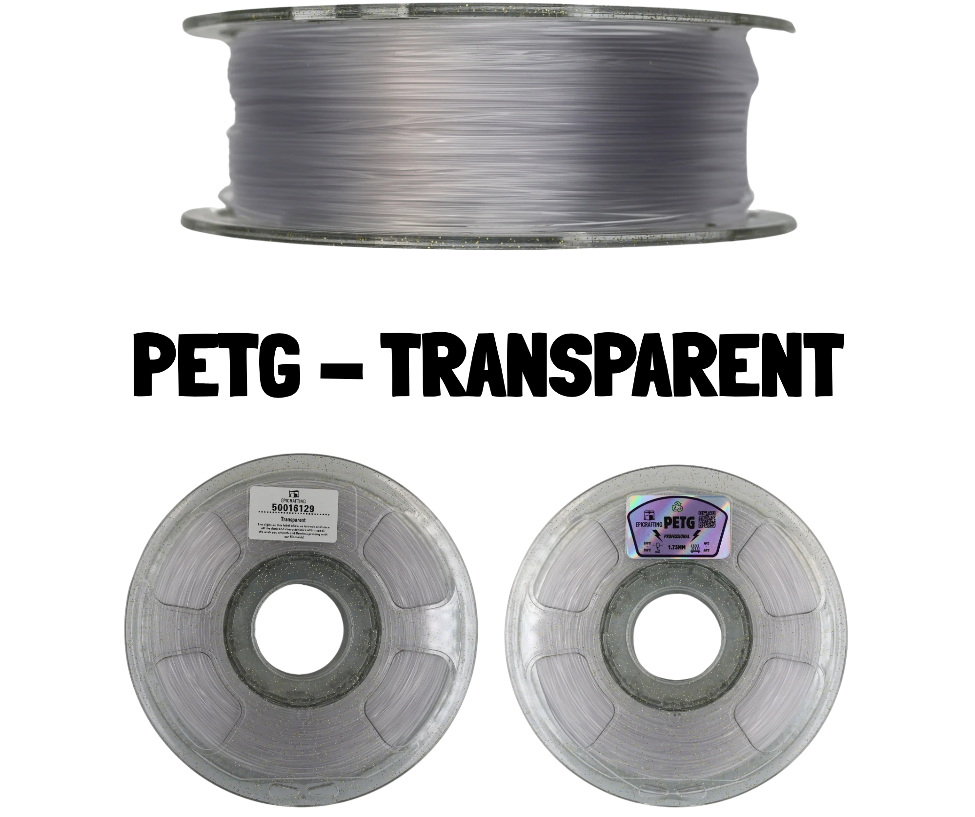 Filament 3D - PETG TRANSPARENT