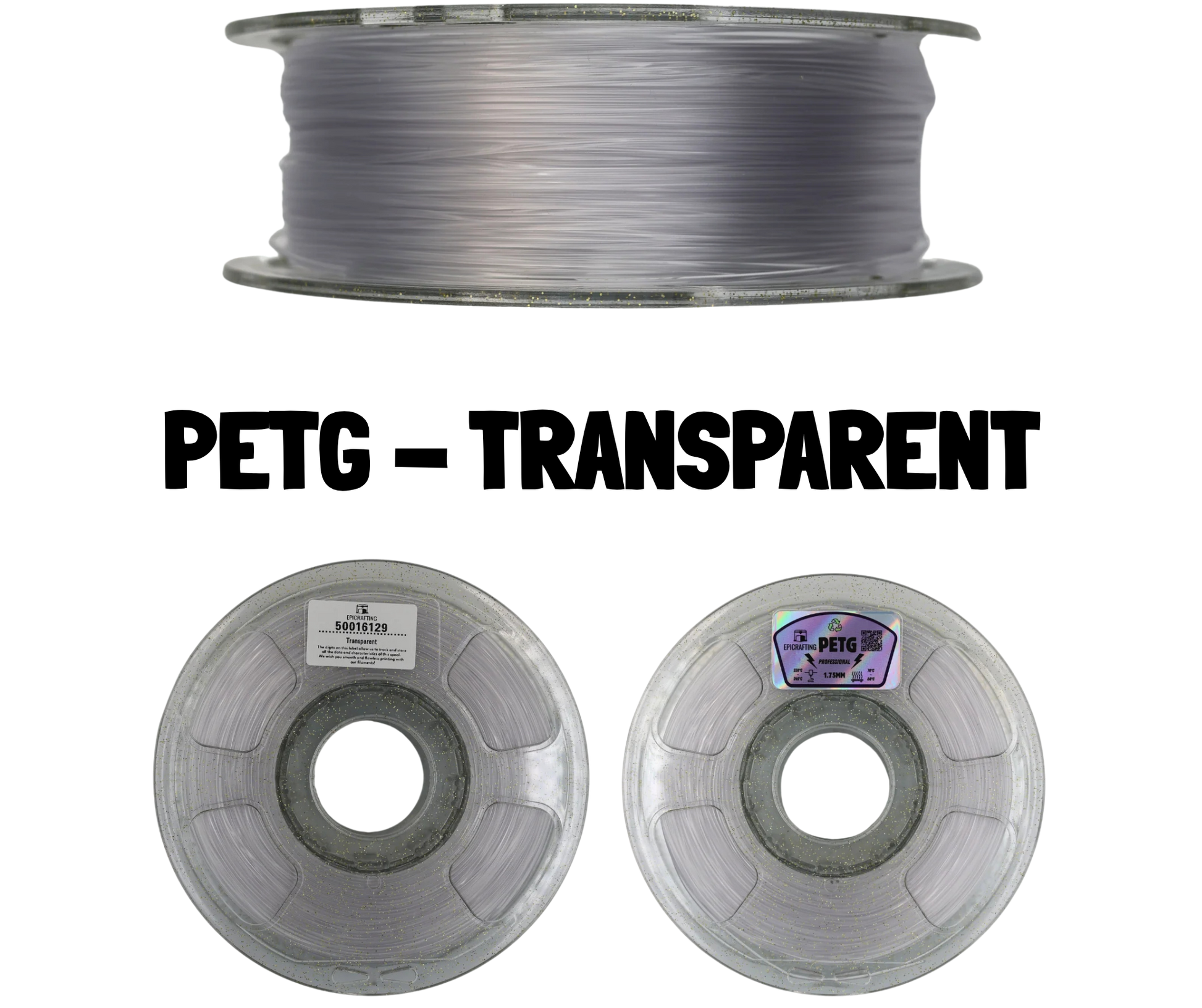 Filament 3D - PETG TRANSPARENT