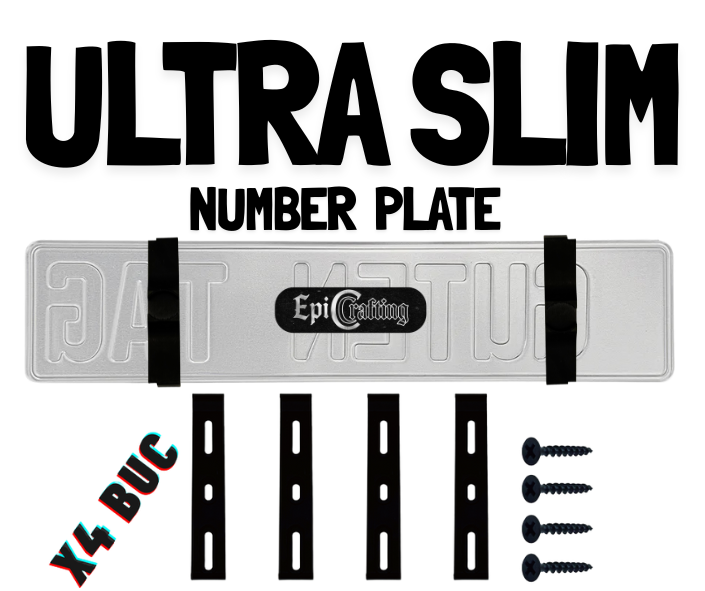 Suport Numar Auto Ultra-Slim